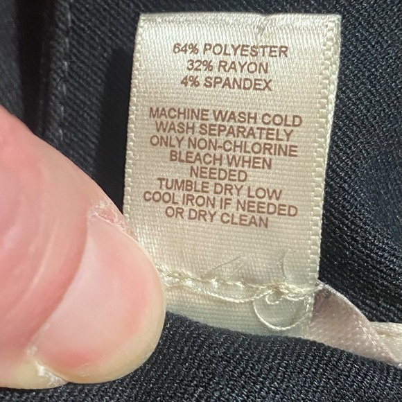 LOFT NWOT Classic Black Pants - Picture 9 of 14